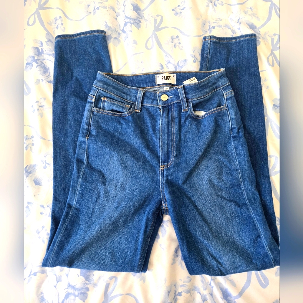 PAIGE Women's Classic Blue Margot Skinny Jeans Sz 27